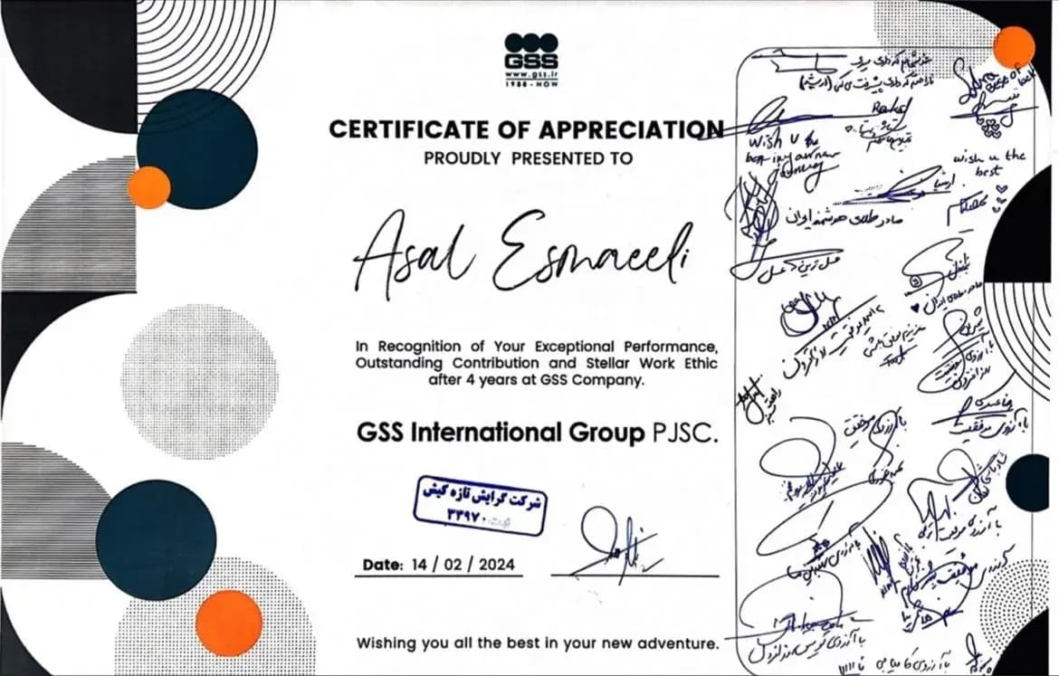Certificate 2